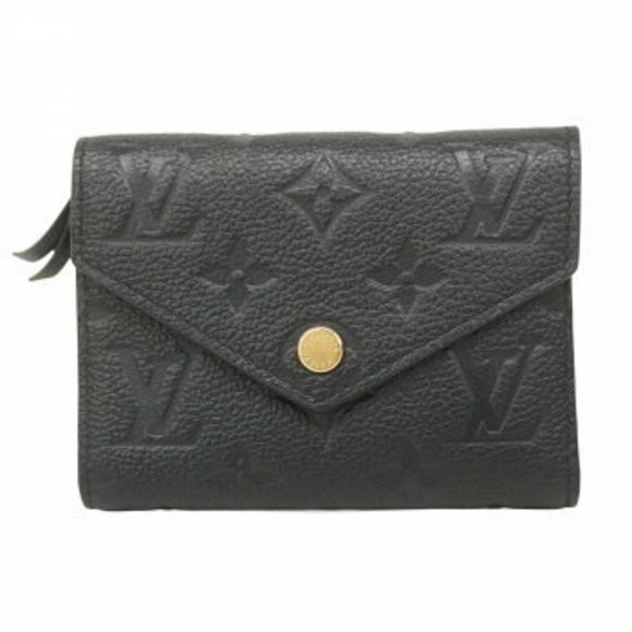 Louis Vuitton Handbags - Louis Vuitton Empreinte Portefeuille Victorine Tri Wallet Noir Black